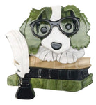 Iris Book Dog Brooch Green Brooches Urban