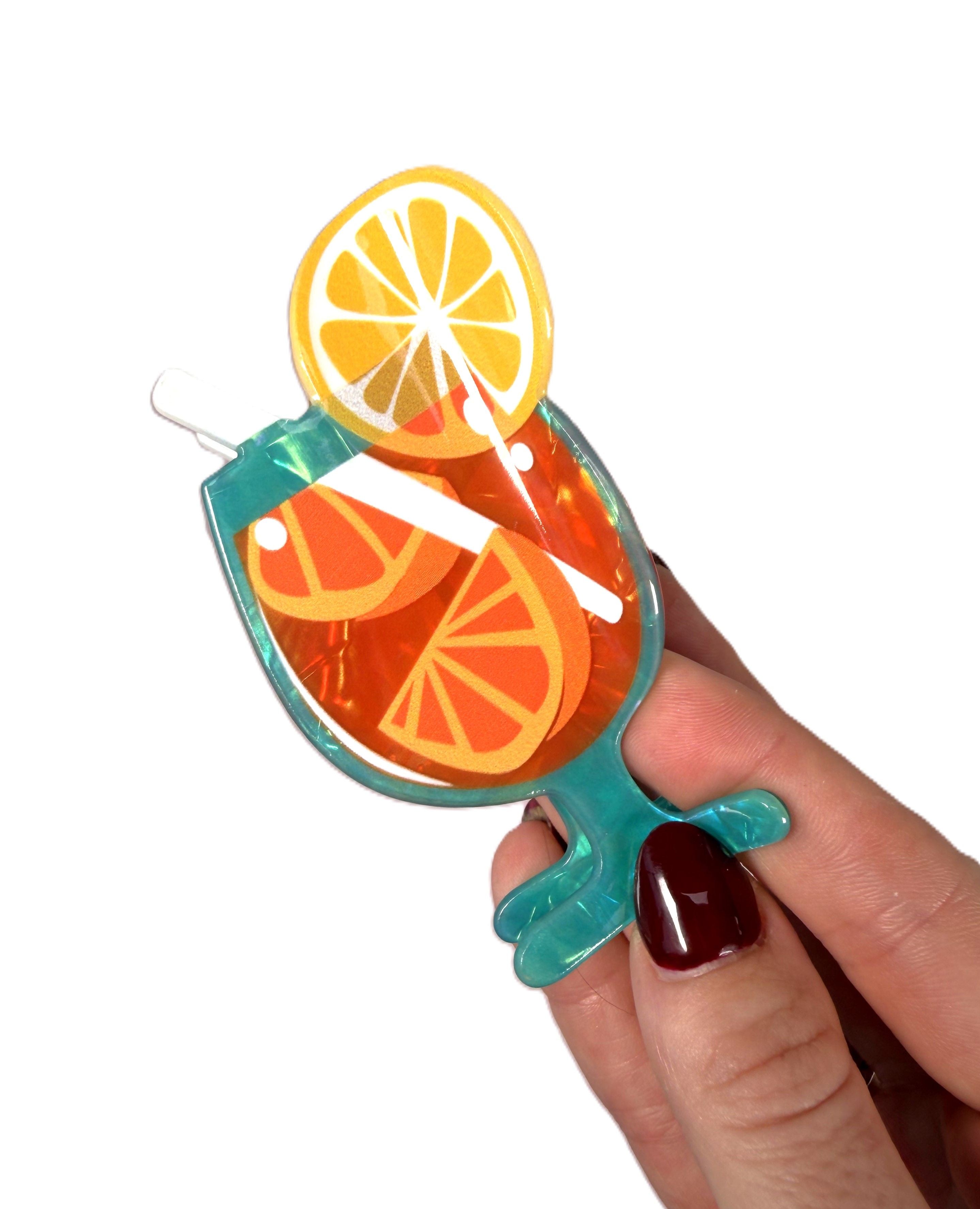 Aperol Spritz Claw Clip Orange Gifts and Accessories Urban