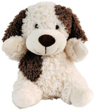 Curly Dog Soft Toy Whtie and Brown 18cm Gifts and Accessories Urban