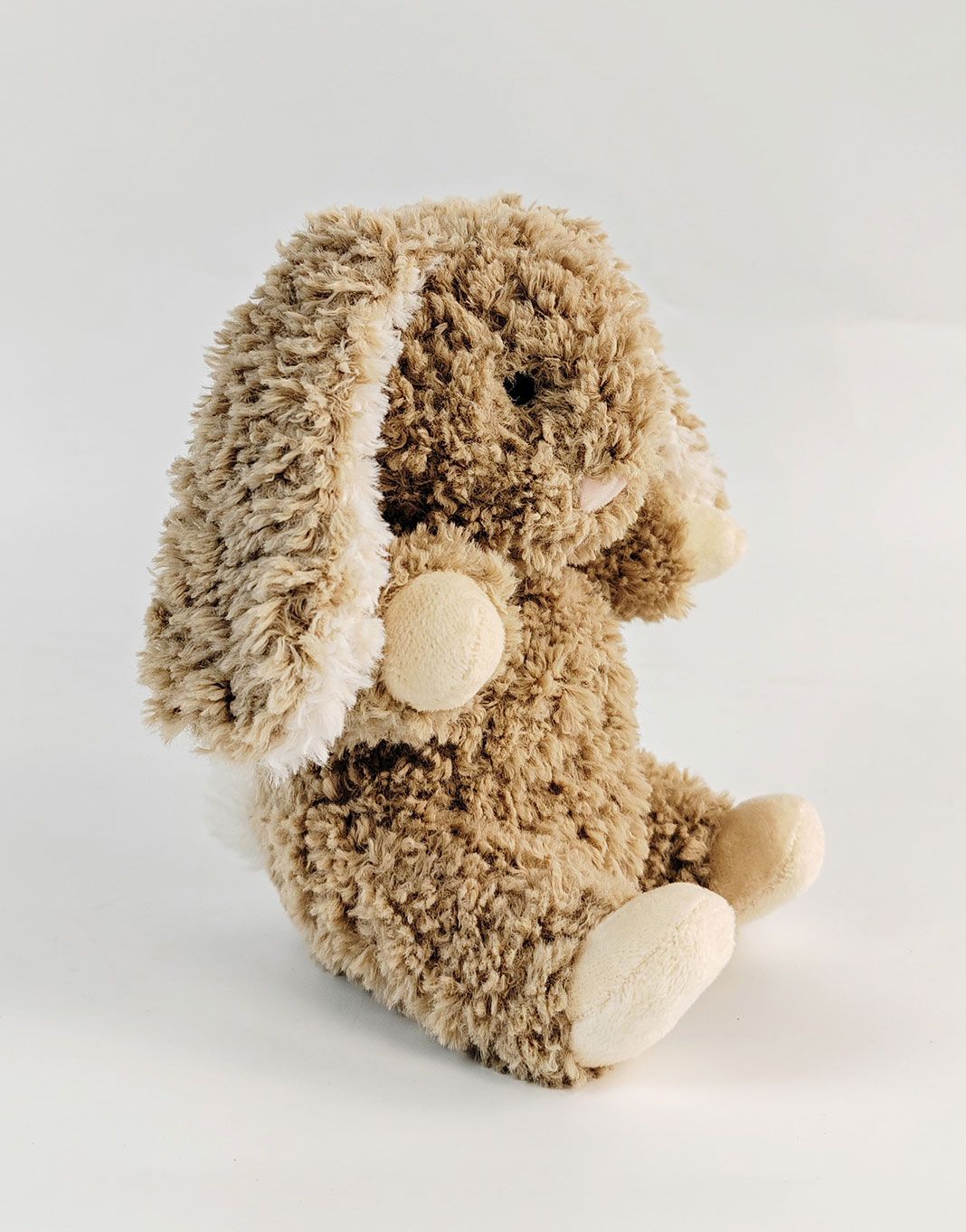 Curly Rabbit Soft Toy Beige 18cm Gifts and Accessories Urban