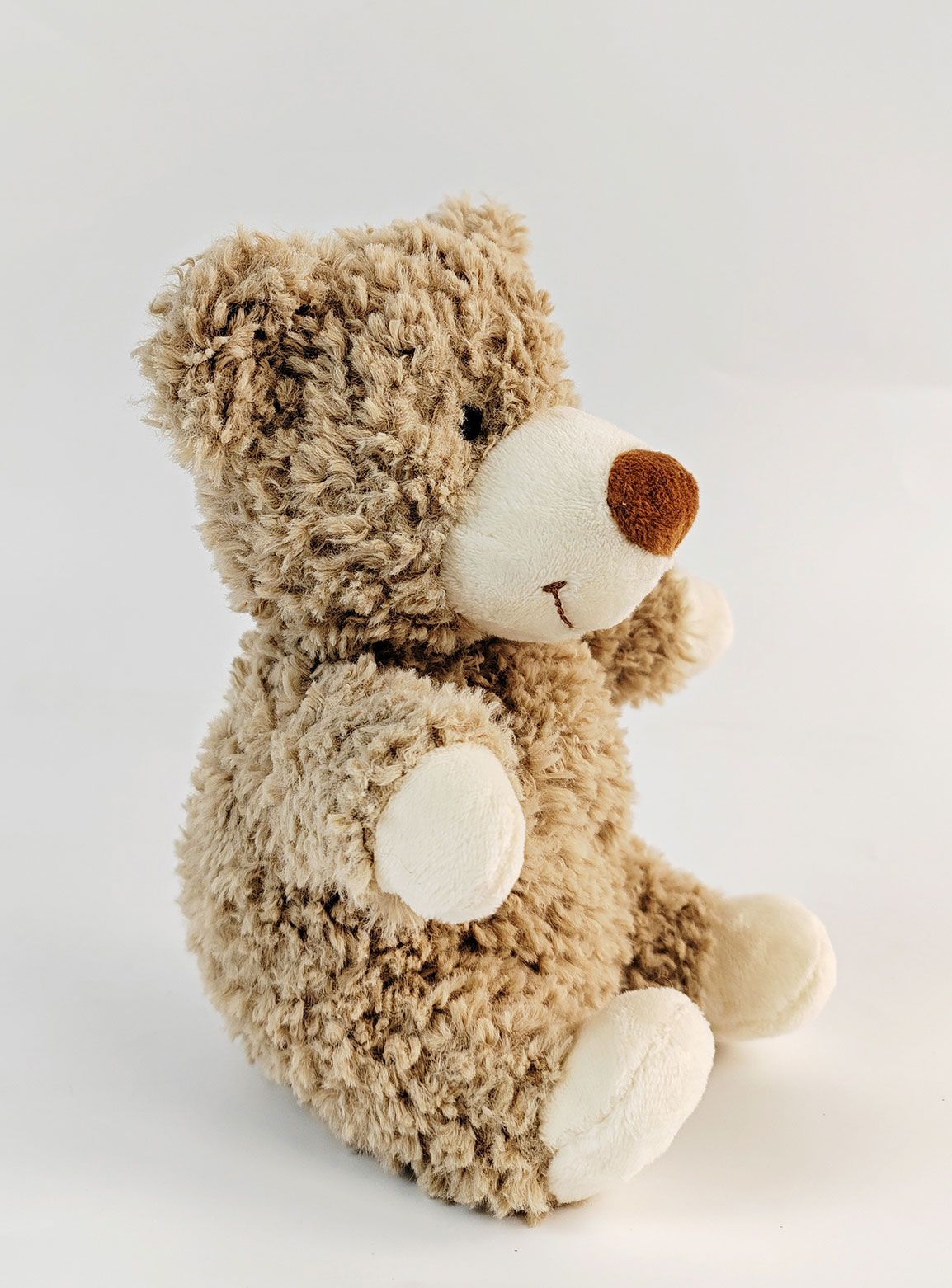 Curly Bear Soft Toy Brown 18cm Gifts and Accessories Urban