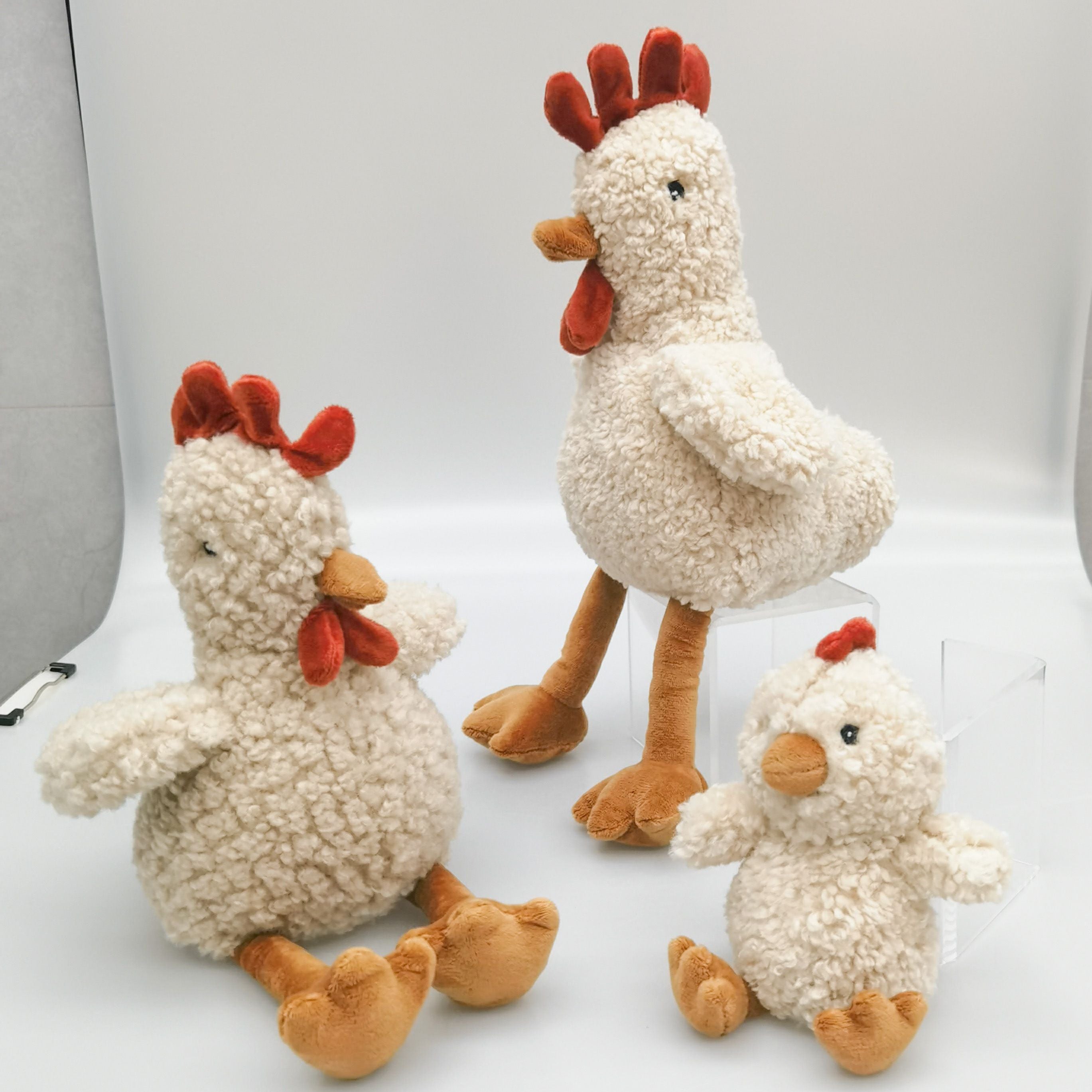 Chicken Toy Beige Med 30cm - Global Free Style