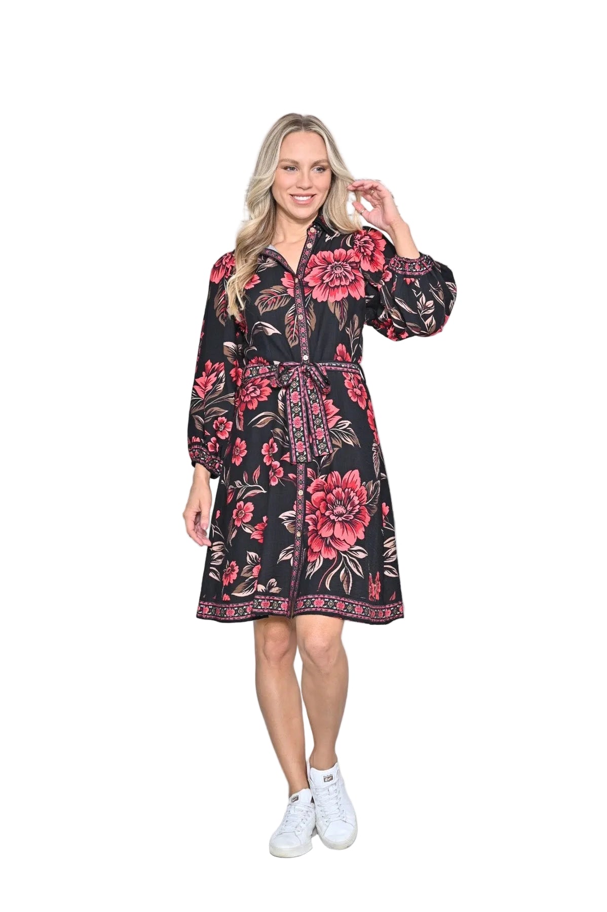 Rayon Blend Midi Dress Dresses New u Collection 8
