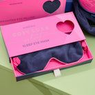 Velvet Eye Mask Cosy Luxe Sapphire Blue Body Annabel Trends