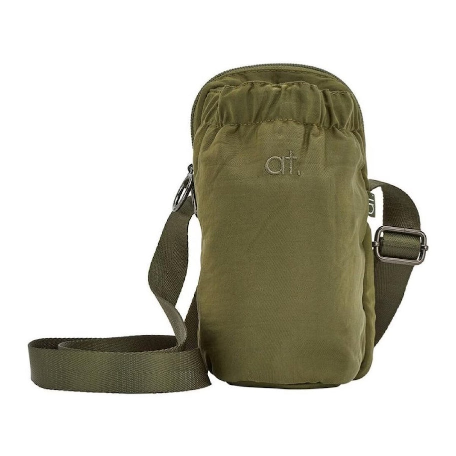 AT Water Bottle Phone Bag Olive Bags and Purses Annabel Trends