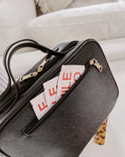 Baby Emma Toiletry Black Bags and Purses Louenhide