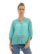 Aurora Top Aqua Tops Worthier