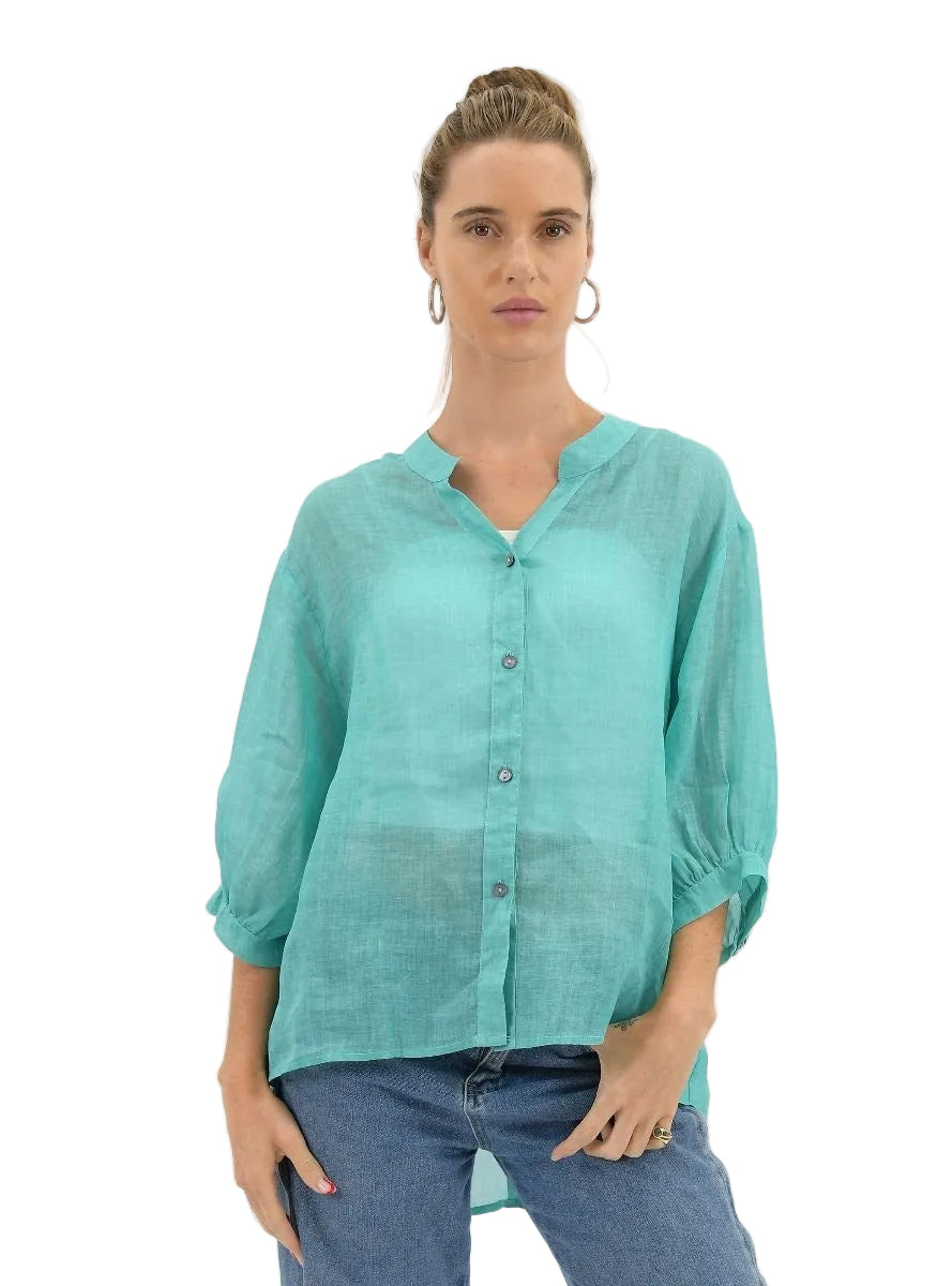 Aurora Top Aqua Tops Worthier