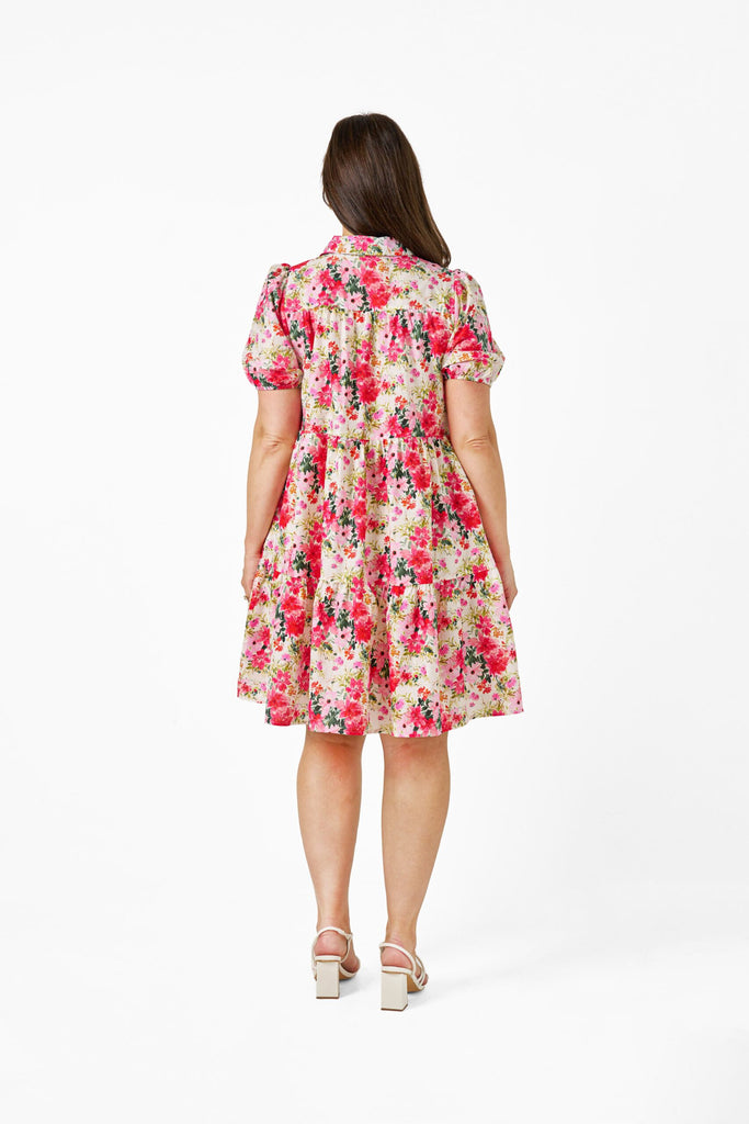 Susie Dress Red Print Dresses Boho