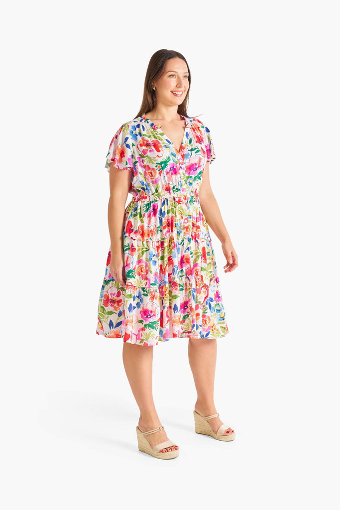 Camellia Joy Dress Multi Floral Dresses Boho   