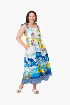 Lemon Breeze Strap Dress Blue Coast Dresses Boho