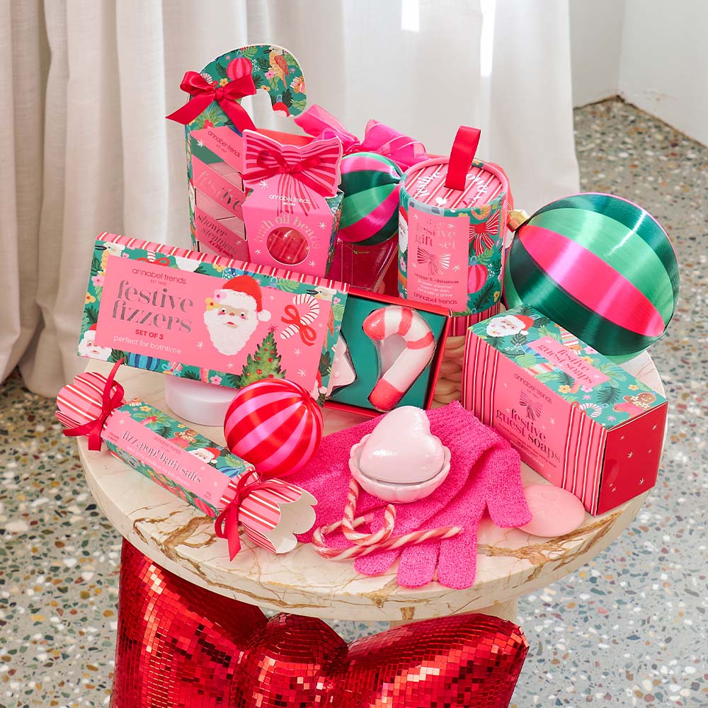 Shower Steamers Festive Candy Cane 4pc Gifts and Accessories Annabel Trends