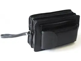 Hide and Chic Men's Clutch Bag Black Mens Bags Hide and Chic   