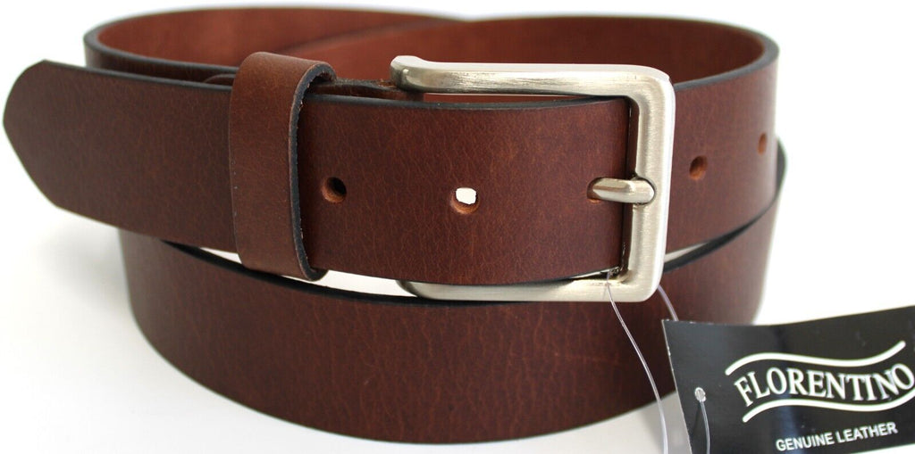 Men’s Leather Belt Brown - Global Free Style