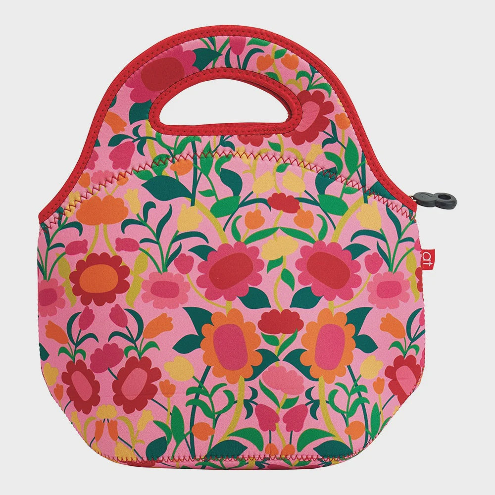 Lunch Bag Neoprene Flower Patch - Global Free Style
