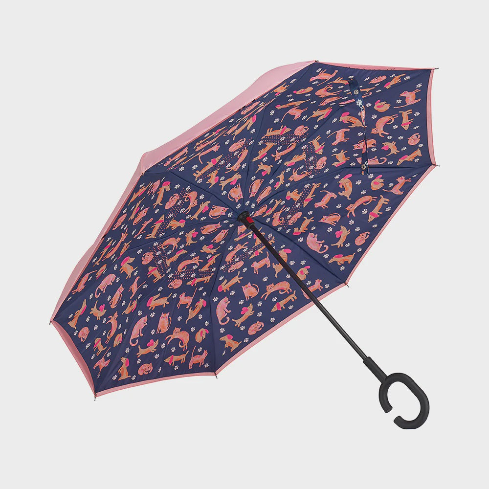 Reverse Umbrella It's Raining Cats and Dogs - Global Free Style