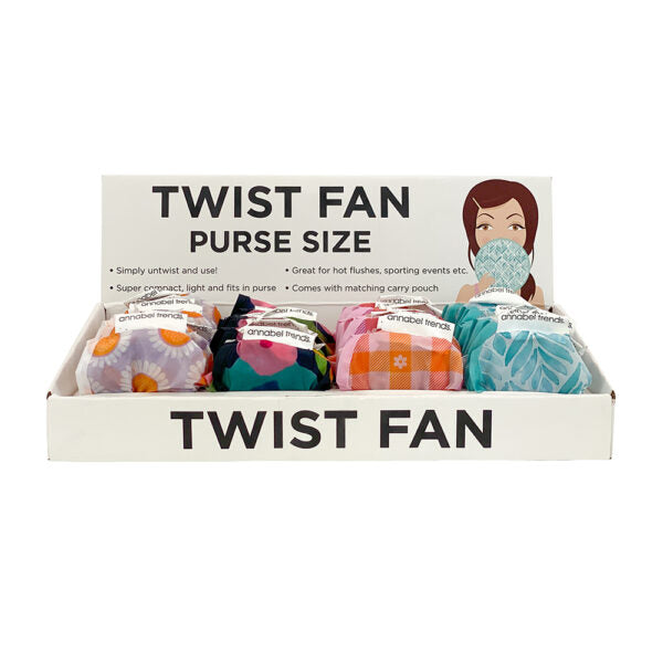 Twist Fan Purse Size  - May - Global Free Style