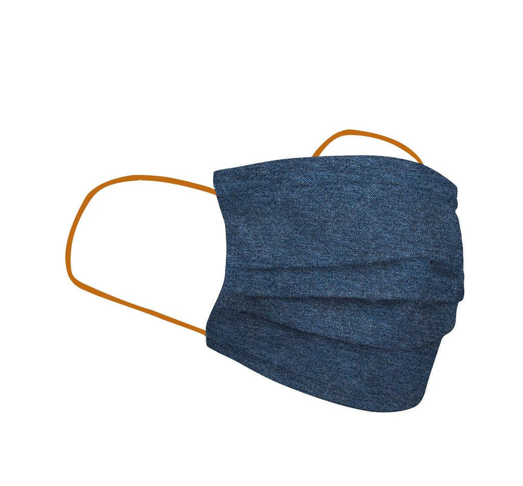 Shield Up Disposable Face Mask Urban Denim - Global Free Style