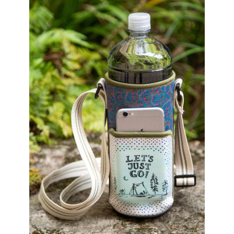 Water Bottle Carrier Let's Just Go - Global Free Style