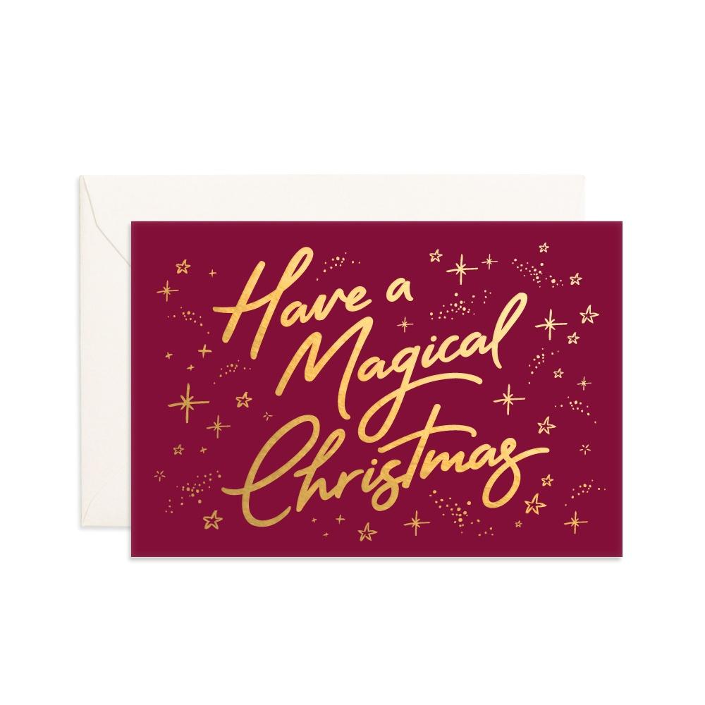 Fox & Fallow Greeting Card Magical Christmas (Mini) - Global Free Style