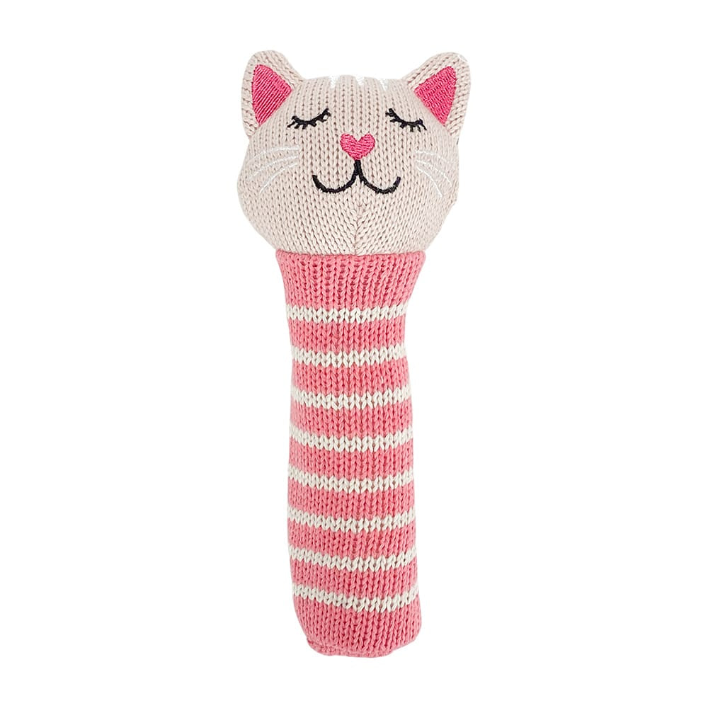 Knit Hand Rattle Kitten Gifts and Accessories Annabel Trends   
