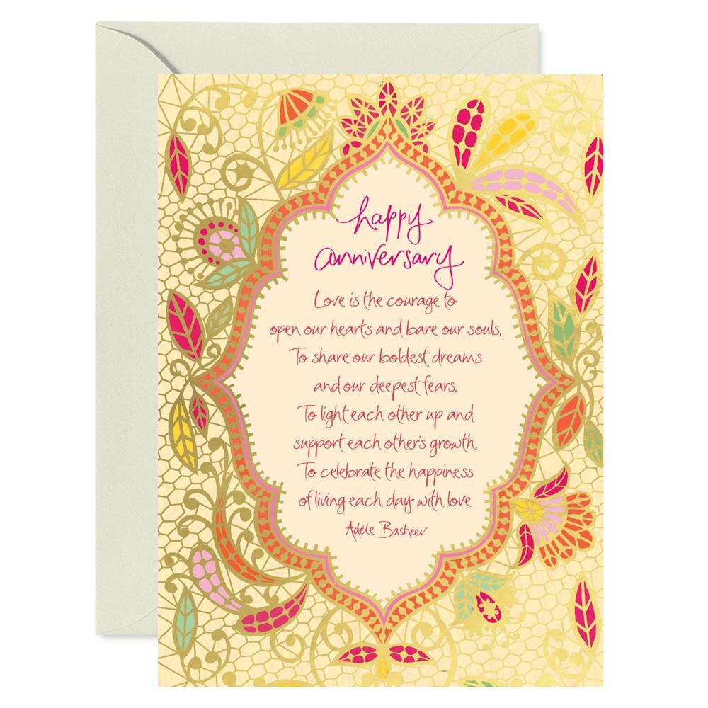 Intrinsic Anniversary Greeting Card - Global Free Style
