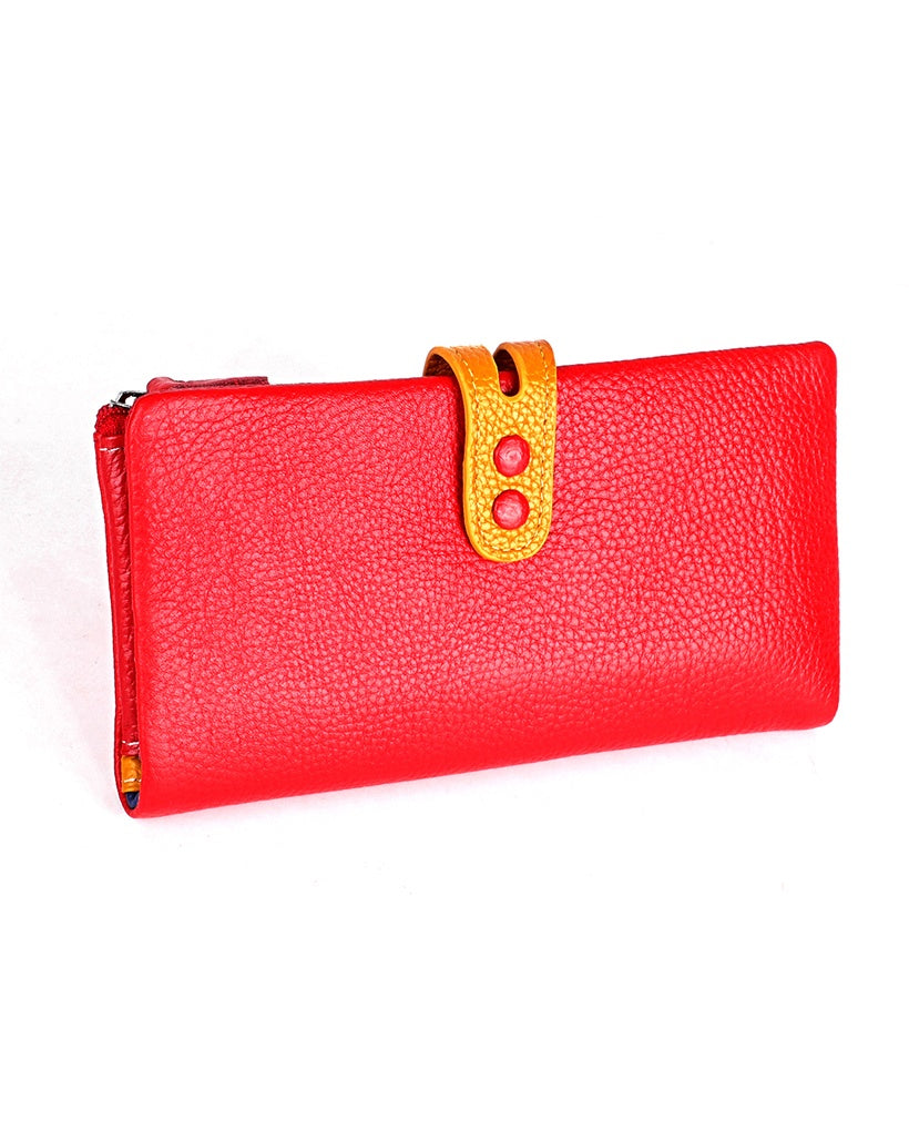 Wallet Multi Button Red - Global Free Style