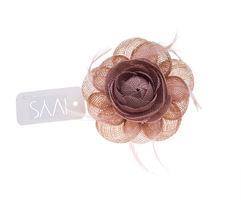 Hair Clip and Brooch Flower Pink - Global Free Style