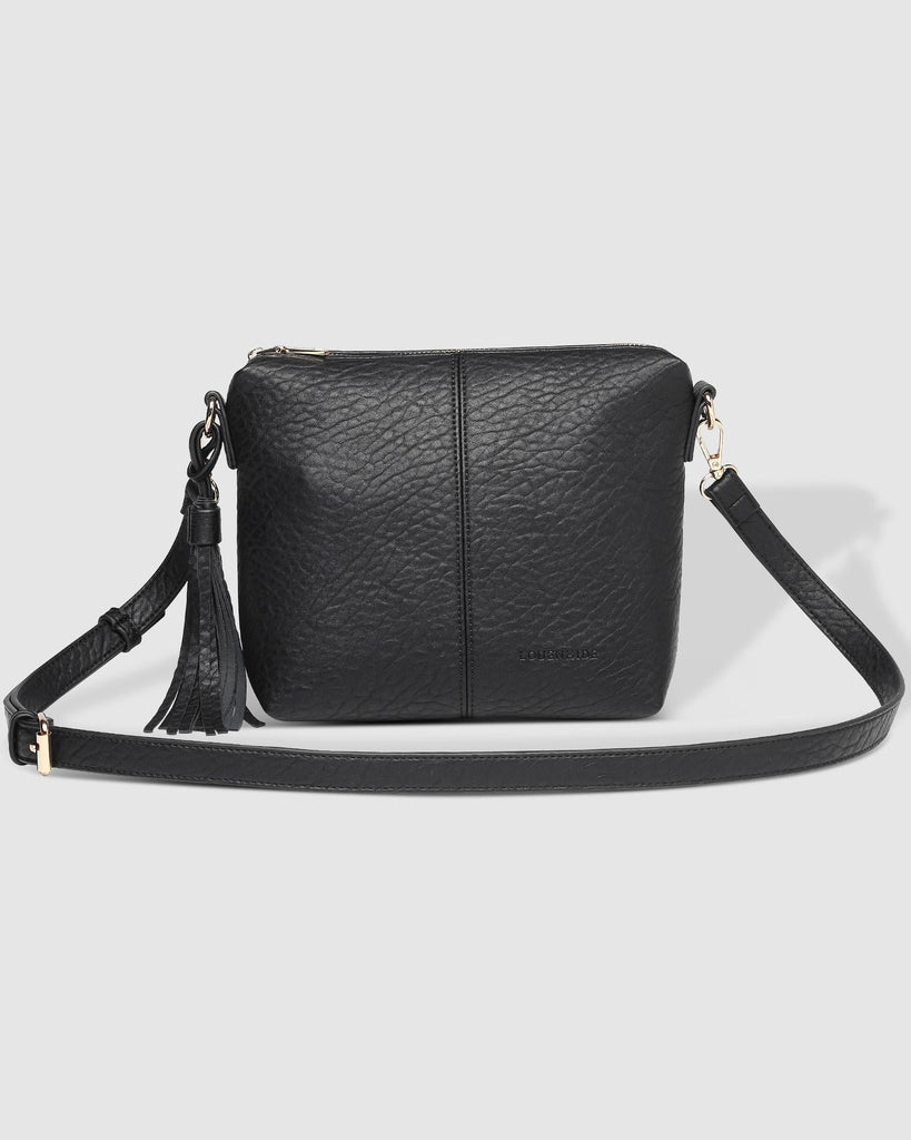 Kasey Crossbody Bag with Logo Strap Black - Global Free Style