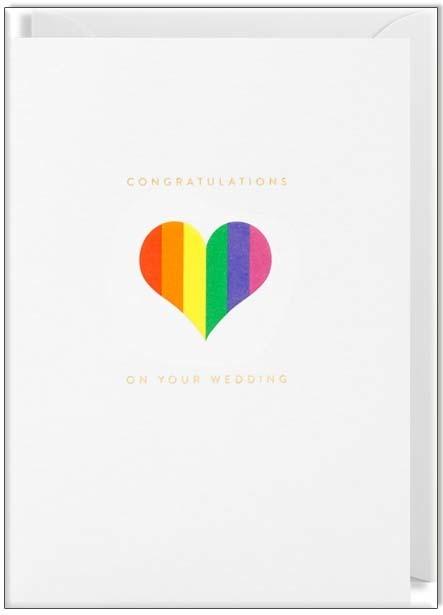 Waterlyn Card Congratulations on Your Wedding - Global Free Style