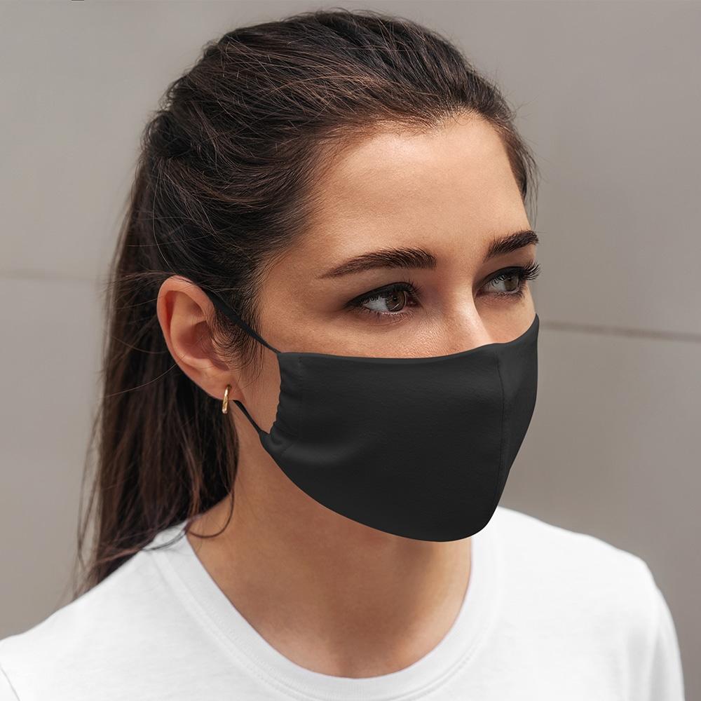 Annabel Trends Face Mask Paisley Black - Global Free Style