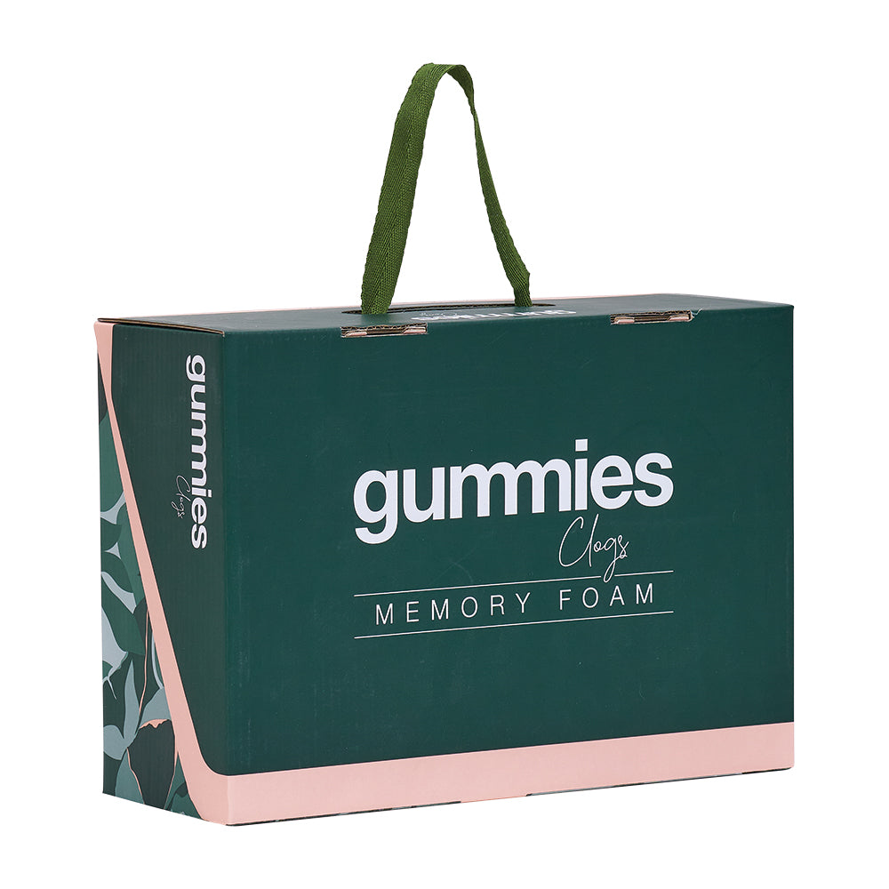 Gummies Memory Foam Clog Olive - Global Free Style