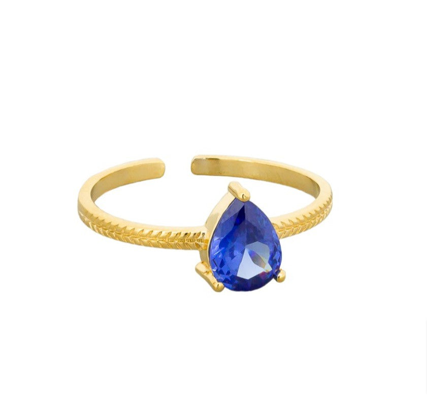 Gold Lucy Ring Rings Tiger Tree   