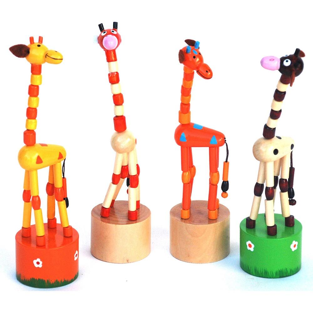 Toyslink Giraffe Press Toy - Global Free Style