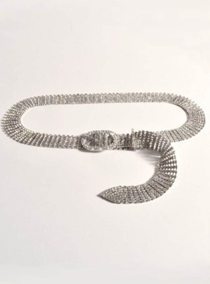 Diamante Event Belt Crystal/Silver - Global Free Style