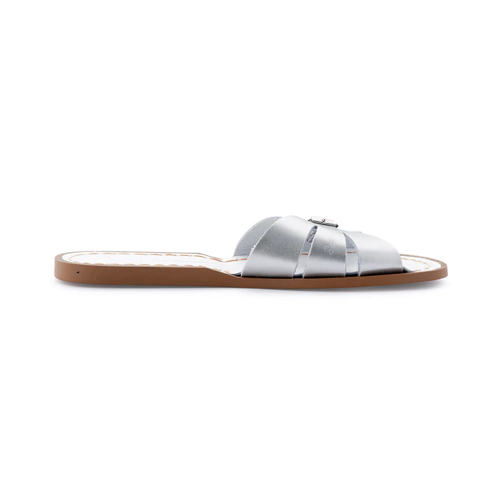 Salt Water Classic Slide Shoes Silver - Global Free Style