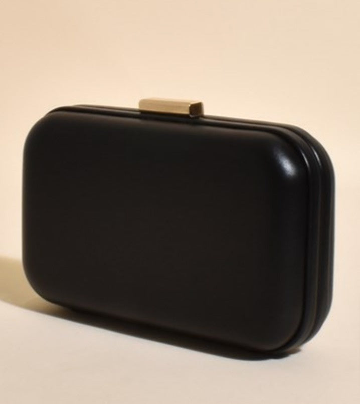 Emmaline Structured Event Clutch Black - Global Free Style