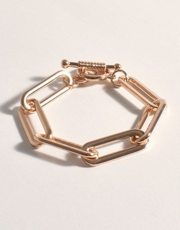 Asha Metal Links Bracelet Gold - Global Free Style
