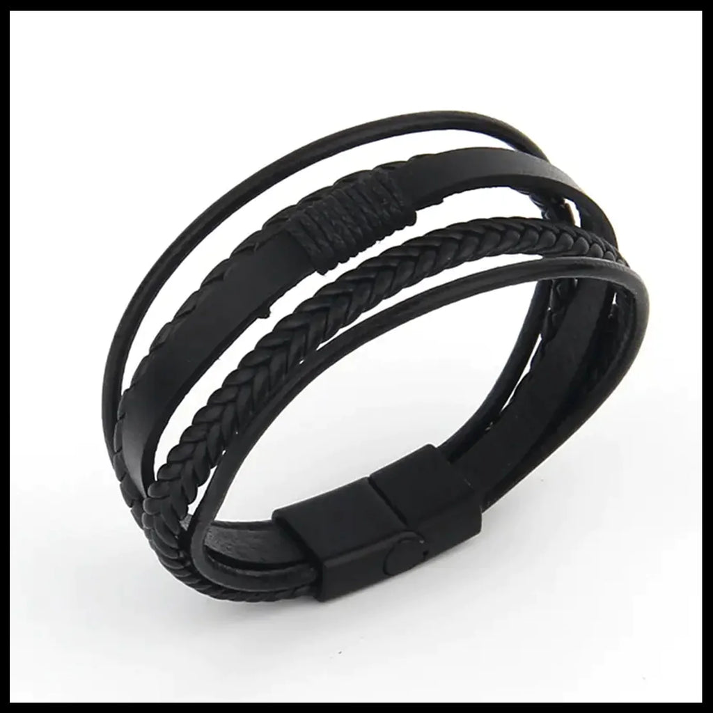 Beecham BE54- Black w Black Clip Bracelet - Global Free Style