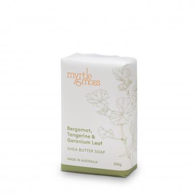 Myrtle & Moss Shea Butter Soap 200g Bergamot Rind, Tangerine &... - Global Free Style