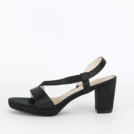 Clarice Clarinda Satin Shoes Black - Global Free Style