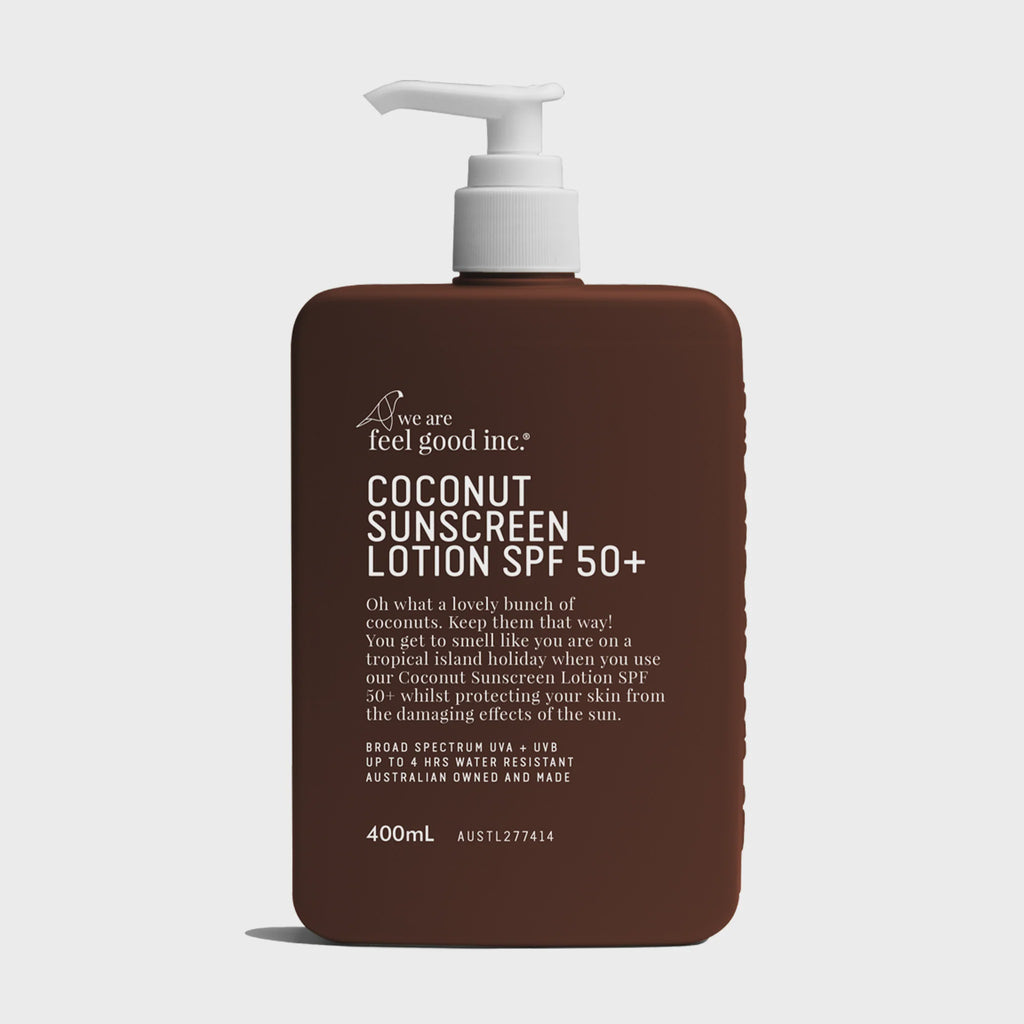 Coconut Sunscreen Lotion SPF50+ 400ml - Global Free Style