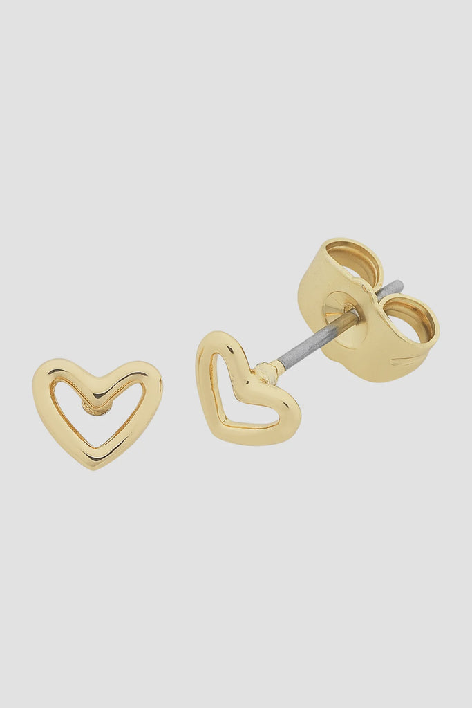 Petite Heart Gold Earring - Global Free Style
