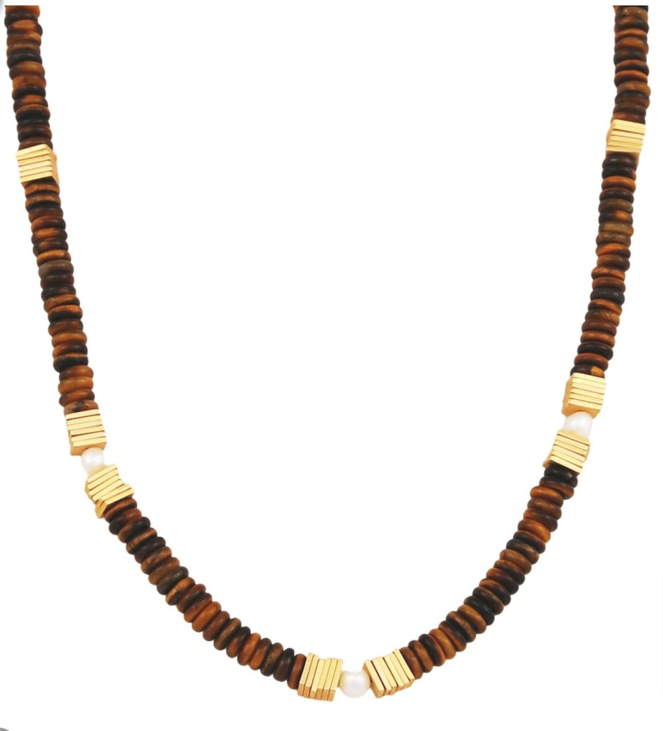 Lydia Necklace Coffee - Global Free Style