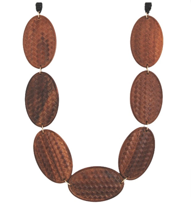 Weave Necklace Coffee - Global Free Style