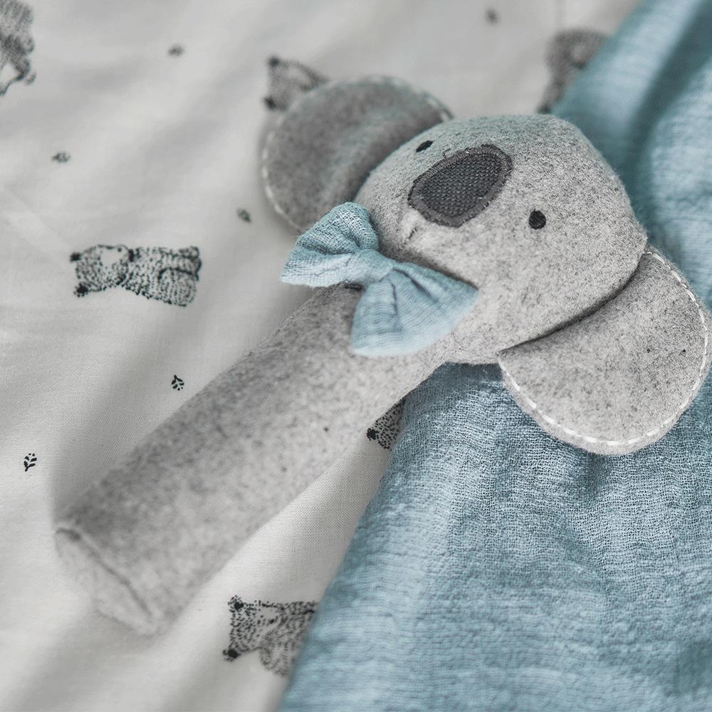 Annabel Trends Koala Cutie Knit Rattle Blue - Global Free Style