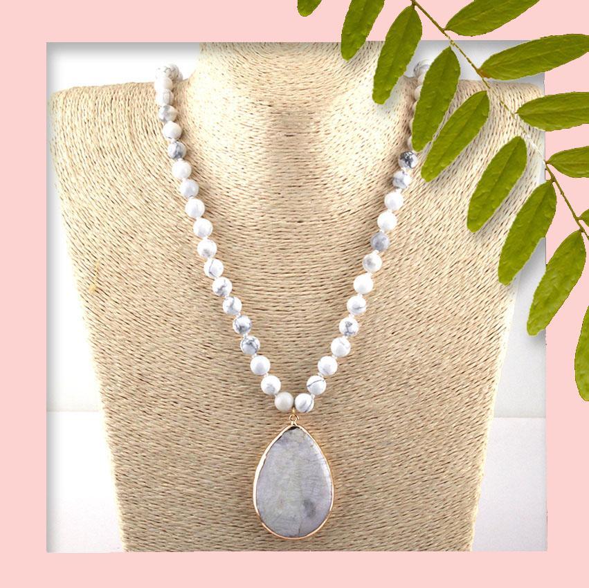 Kokomia White Beads Necklace - Global Free Style