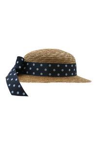 Morgan & Taylor Eleni Mini Boated Fascinator Hat with Ribbon Trim -... - Global Free Style