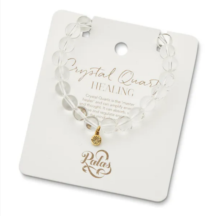 Palas Crystal Quartz Energy Gems Bracelet - Global Free Style