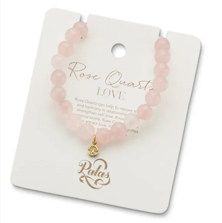 Palas Rose Quartz Energy Gems Bracelet - Global Free Style